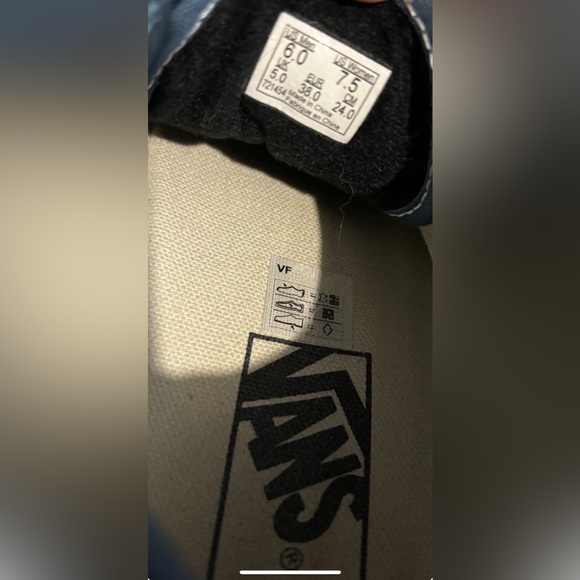 Unisex Blue Vans - Picture 2 of 5